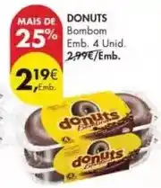 Pingo Doce Donuts - bombom emb. 4 unid promoção