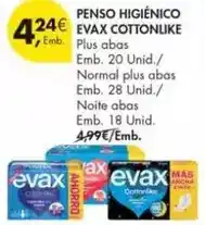 Pingo Doce Evax - penso higienico cottonlike promoção