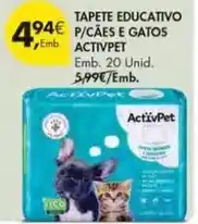 Pingo Doce Activpet - tapete educativo p/caes e gatos promoção