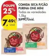 Pingo Doce Purinaone - comida seca p/cão promoção