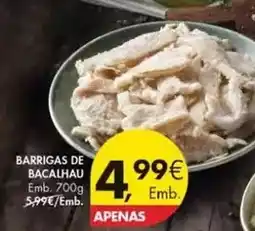 Pingo Doce Barrigas de bacalhau promoção
