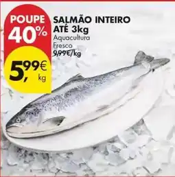 Pingo Doce Aquacultura - salmão inteiro ate promoção