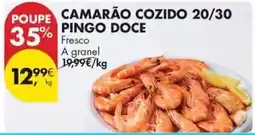 Pingo Doce Pingo doce - camarão cozido 20/30 promoção