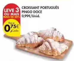 Pingo Doce Pingo doce - croissant portugues promoção
