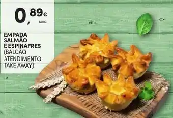 Continente Empada Salmão e Espinafres promoção