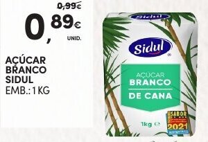 Continente Açúcar Branco Sidul 1kg promoção