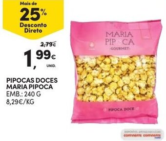 Continente Pipocas Doces Maria Pipoca 240g promoção