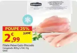 Filete Peixe Gato Riscado Congelado