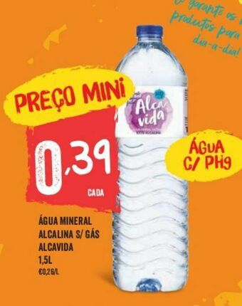 Minipreço Água promoção