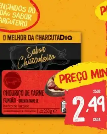 Minipreço Chouriço sabor charcuteiro promoção