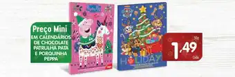 Minipreço Calendário de chocolate promoção