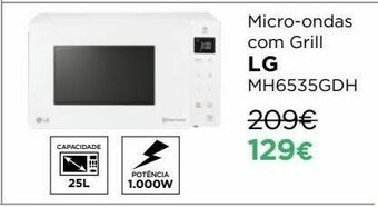 El Corte Inglés Microondas com grill lg promoção