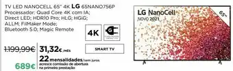 El Corte Inglés Smart tv lg nano cell promoção