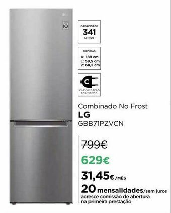 El Corte Inglés Frigorífico combinada promoção