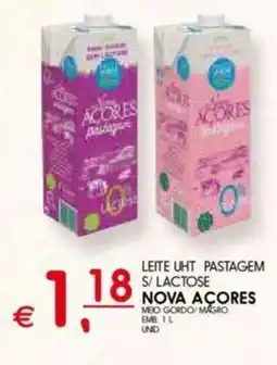 Meu Super Leite uht pastagem s/lactose nova açores promoção