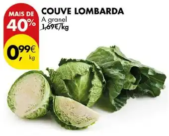 Pingo Doce COUVE LOMBARDA A granel promoção