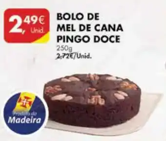 Pingo Doce Bolo de Mel de Cana Pingo Doce 250g promoção
