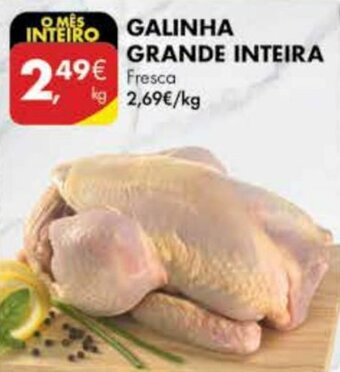 Pingo Doce Galinha Grande Inteira promoção
