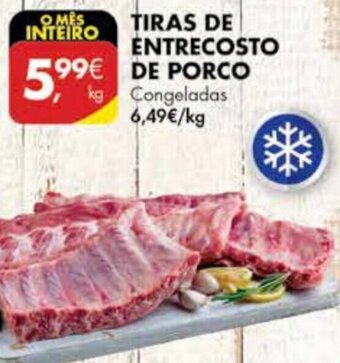Tiras de Entrecosto de Porco