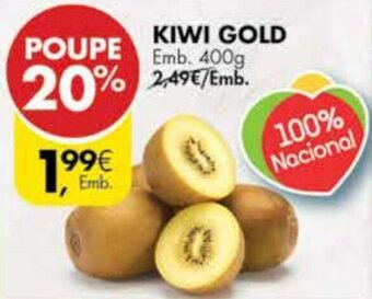 Pingo Doce Kiwi Gold 400g promoção