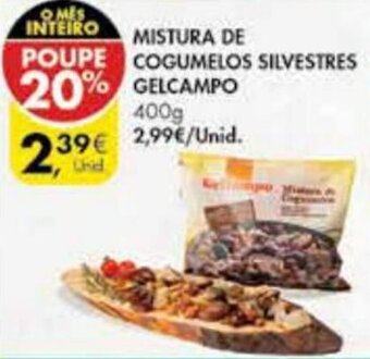 Mistura de Cogumelos Silvestres Gelcampo 400g