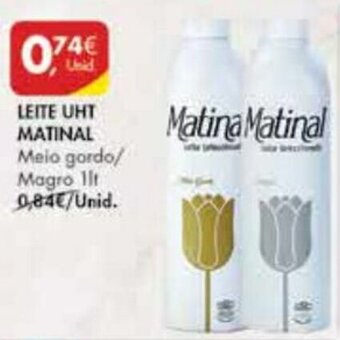 Pingo Doce Leite UHT Matinal 1lt promoção