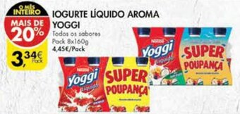 Pingo Doce Iogurte Líquido Aroma Yoggi 8x160g promoção
