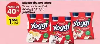 Pingo Doce Yoggi - iogurte liquido promoção