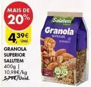 Pingo Doce Salutem - granola superior promoção