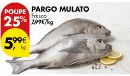 Pingo Doce Pargo mulato fresco promoção