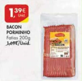 Pingo Doce Bacon Porminho 200g promoção