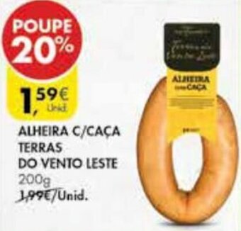 Pingo Doce Alheira C/Caça Terras do Vento Leste 200g promoção