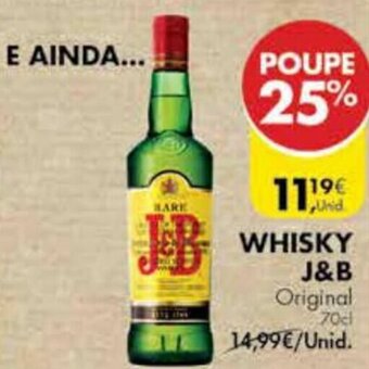 Pingo Doce Whisky J&B Original 70cl promoção