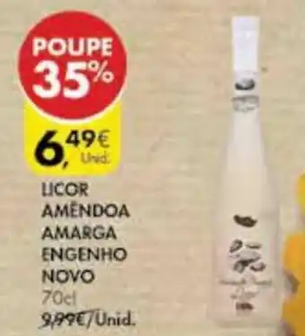 Pingo Doce Licor Améndoa Amarga Engenho Novo 70cl promoção