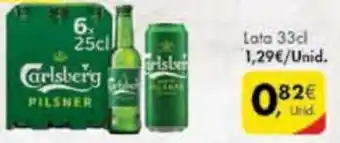 Pingo Doce Carlsberg Lata 6x25cl promoção