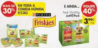 Pingo Doce Comida Húmida p/Cão Friskies 12x100g promoção