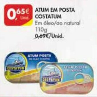 Pingo Doce Atum em Posta Costatum 110g promoção