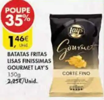 Pingo Doce Batatas Fritas Lisas Finissimas Gourmet Lay's 150g promoção