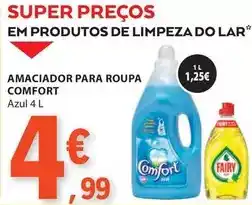 E.Leclerc Comfort - amaciador para roupa promoção