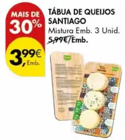 Pingo Doce Tábua de queijos santiago promoção