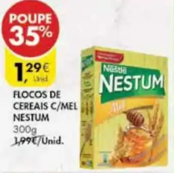 Pingo Doce Flocos de Cereais c/Mel Nestum 300g promoção