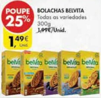 Pingo Doce Bolachas Belvita 300g promoção