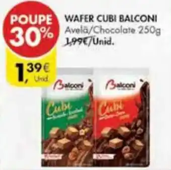 Pingo Doce Wafer Cubi Balconi 250g promoção