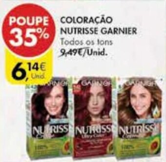 Pingo Doce Coloração Nutrisse Garnier promoção