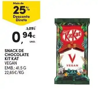 Continente Snack de Chocolate Kit Kat 41,5g promoção