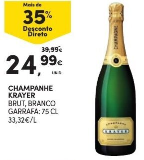 Continente Champanhe Krayer 75cl promoção