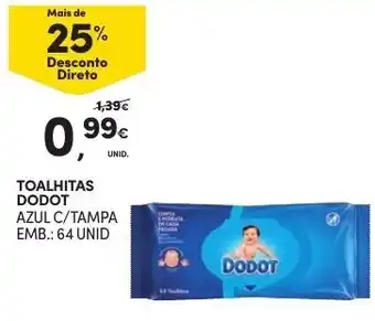Continente Toalhotas Dodot 64 Unid promoção