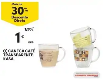 Caneca Café Transparente Kasa