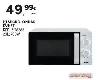 Continente Micro-Ondas Kunft 20L 700W promoção