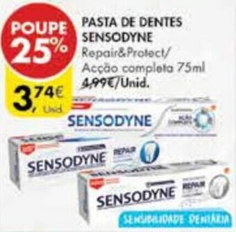 Pingo Doce Pasta de Dentes Sensodyne 75ml promoção